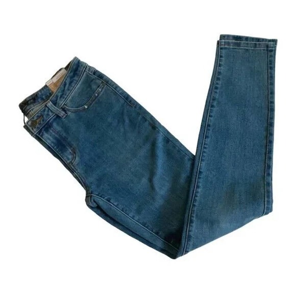 prAna Sienna Jean True Blue Skinny Stretch Denim Size 6/28 SHORT Inseam 29 NEW - Picture 1 of 9